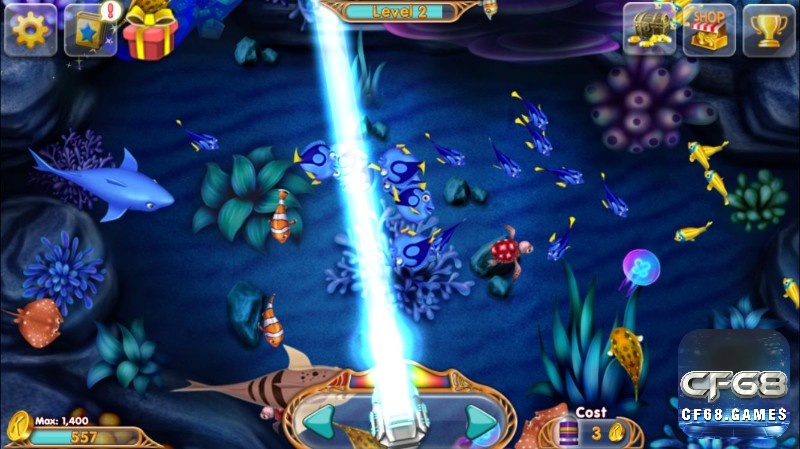 Không gian game cuốn hút với đồ họa cực kì ấn tượng cùng hiệu ứng đẹp mắt