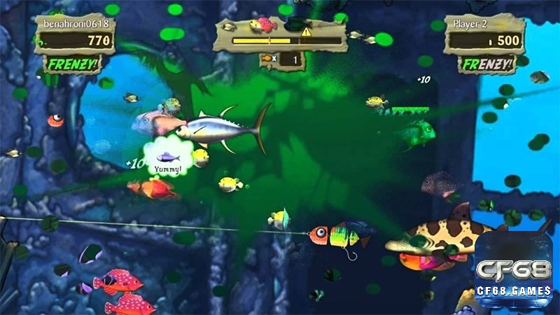 Game Feeding Frenzy 2 sinh tồn cá lớn ăn cá bé