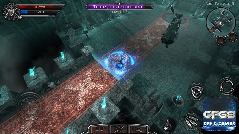 Gameplay mượt mà với cơ chế chiến đấu linh hoạt và hệ thống nhặt đồ đa dạng là điểm đặc trưng của Anima ARPG.