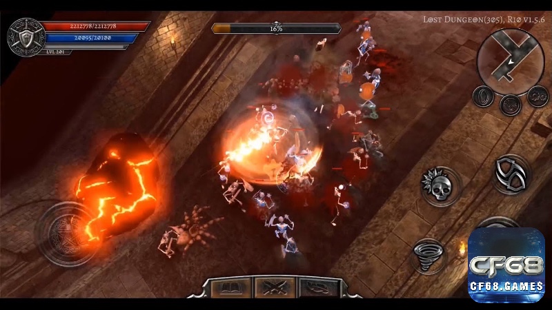 Chiến đấu trong Anima ARPG đòi hỏi người chơi phải kết hợp kỹ năng, di chuyển hợp lý và lựa chọn đúng chiến thuật.