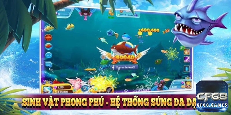 Sau đây là một vài ưu điểm làm nên tên tuổi của tựa game bắn cá miễn phí mà Cf68 muốn chia sẻ
