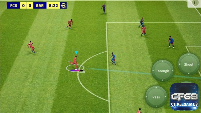Cùng cf68 khám phá game đá bóng điện thoại cực hấp dẫn nhé