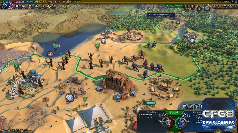 Civilization VI cho phép người chơi xây dựng đế chế từ thời đồ đá đến thời đại không gian.