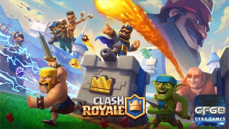 Người chơi so tài 1v1 kịch tính trong Clash Royale với lối chơi kết hợp thẻ bài và thủ thành