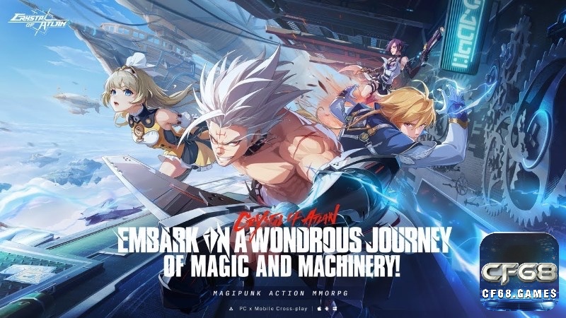 Crystal of Atlan Mobile cơ chế vô cùng mượt mà, phong cách anime tuyệt đẹp cùng với các trận chiến đầy thử thách để anh em chinh phục