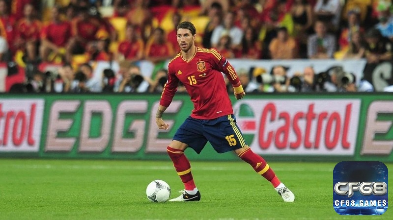 Sergio Ramos, cái tên không thể thiếu trong danh sách top hậu vệ hay nhất Euro với lối chơi máu lửa và đầy bản lĩnh