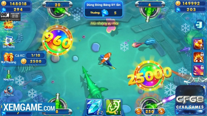 Happy Fishing có tỉ lệ thưởng cao nhất trên thị trường hiện nay
