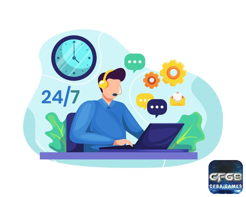 Hệ thống chăm sóc khách hàng 24/7 để giải quyết mọi vấn đề cho anh em ngư thủ