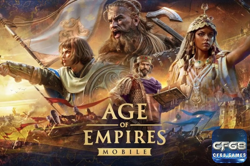 Age of Empires Mobile tái hiện lối chơi chiến thuật lịch sử, đưa người chơi trải qua nhiều thời đại với những trận chiến RTS hoành tráng