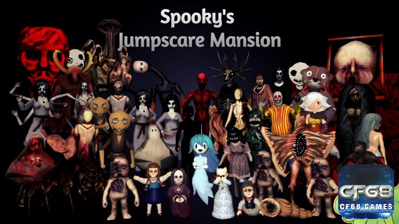 Spooky's Jump Scare Mansion là game kinh dị PC miễn phí với tên gọi nghe cực kỳ rùng rợn