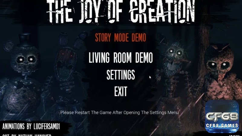 The Joy of Creation: Reborn là game fan-made FNAF biến tấu với gameplay mới lạ và đáng sợ.