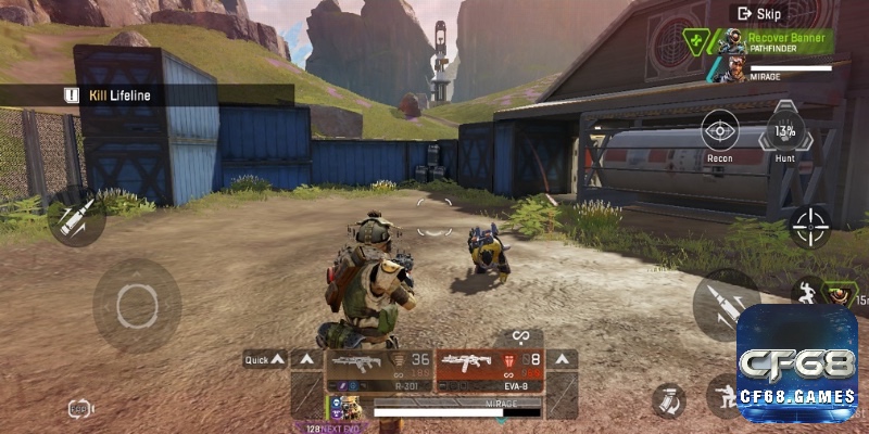Apex Legends Mobile giữ nguyên lối chơi battle royale đặc trưng với hệ thống Legend và bản đồ Kings Canyon sống động