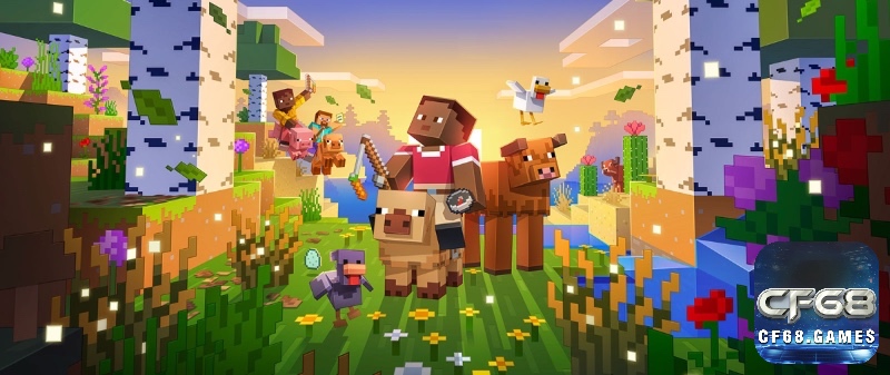 Người mới chơi game online trên PC có thể chọn Minecraft Java Edition với lối chơi sandbox multiplayer dễ tiếp cận