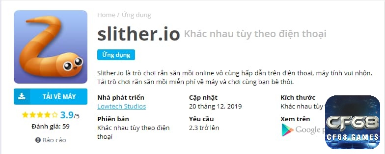 Hướng dẫn truy cập và cài đặt game rắn slither io