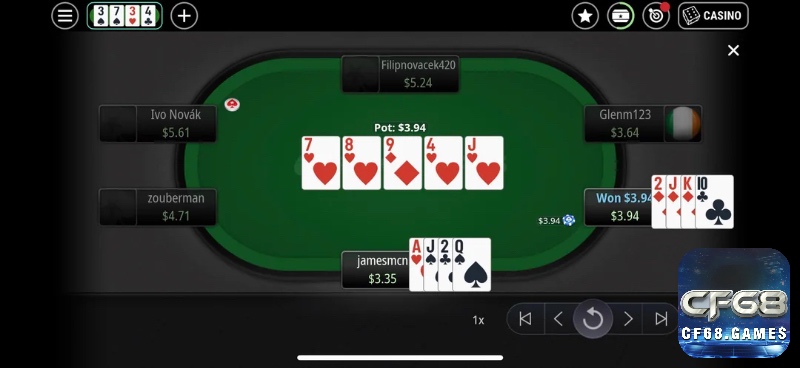 Người chơi cược Omaha Poker 2025 phải kết hợp chính xác 2 lá bài tẩy với 3 lá bài chung.