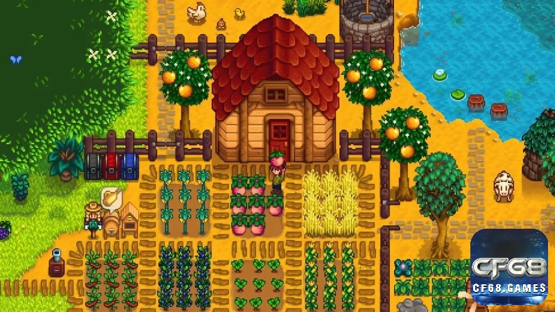 Stardew Valley mang đến trải nghiệm đời sống đa chiều từ nông trại yên bình đến xã hội sôi động