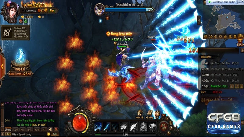 Kiếm Vũ Online mang đến hệ thống PK đa dạng và những trận Công Thành Chiến khốc liệt, nơi game thủ thể hiện kỹ năng và tinh thần bang hội
