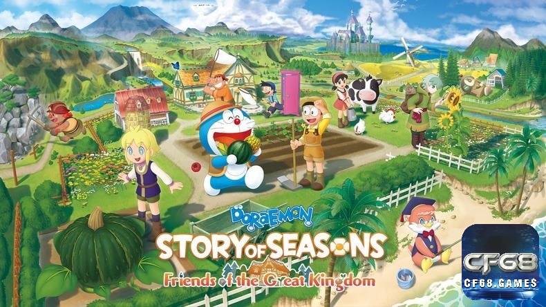 Doraemon Story of Seasons thu hút nhờ sự kết hợp giữa yếu tố nông trại và thế giới hoạt hình