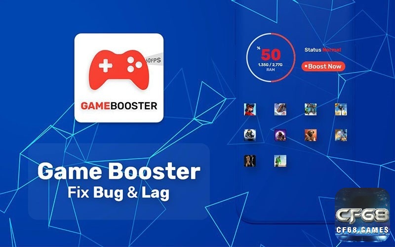 Game Booster – tối ưu hiệu năng mạnh mẽ, quản lý ứng dụng thông minh, cải thiện FPS rõ rệt