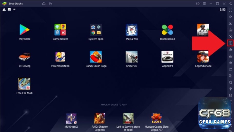 BlueStacks được yêu thích nhờ khả năng giả lập mạnh mẽ và trải nghiệm chơi game chân thực trên màn hình lớn