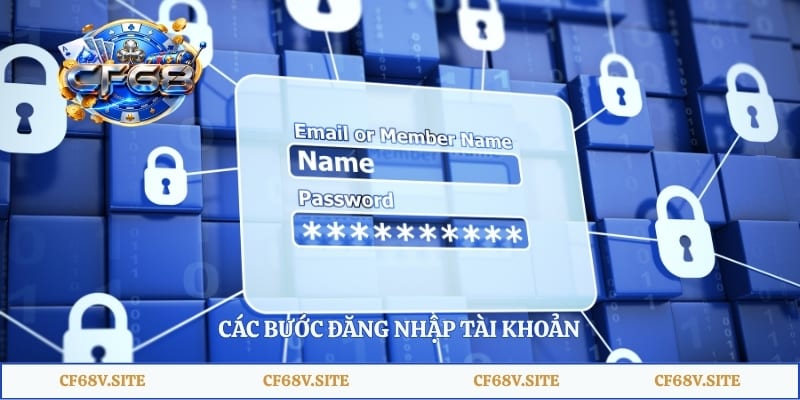 Các bước đăng nhập tài khoản 