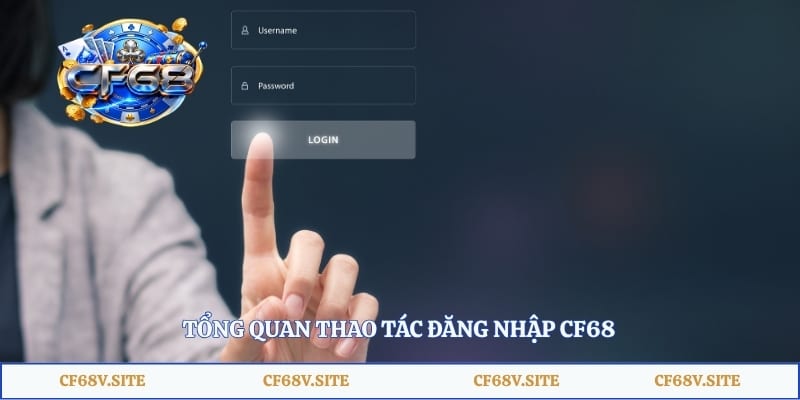 Tổng quan thao tác đăng nhập CF68